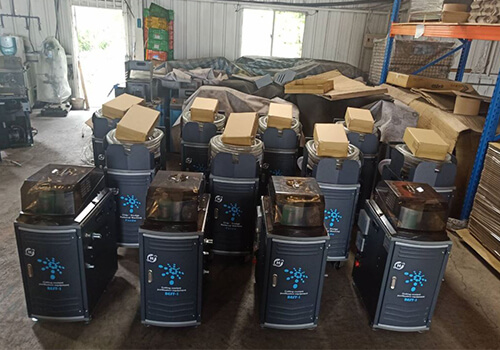 Grateful to deliver 12 units of coolant filtration system to India